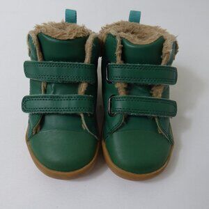 Ten Little Emerald Green Furry High Top, Size 6